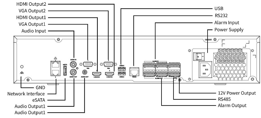 NVR GERP IP. GRAVAÇÃO IP ATÉ 64 CANAIS P/ 8 HD RAID 5 + ANALÍTICO G3 NNVR64C-8HDG3 GI-85461